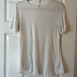 Old Navy Soft White Short Sleeve Tee